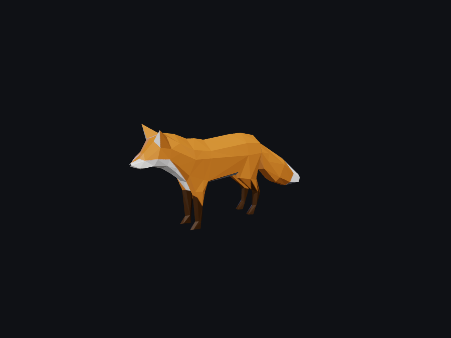 Low-Poly Fox
